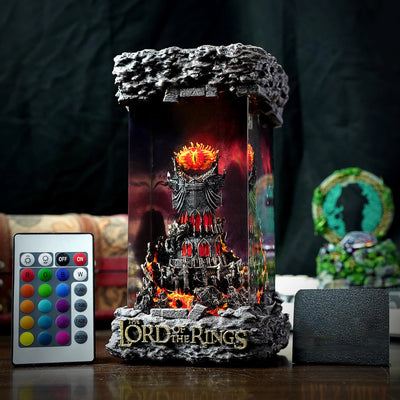 LOTR Eye of Sauron Dark Tower Resin Lamp