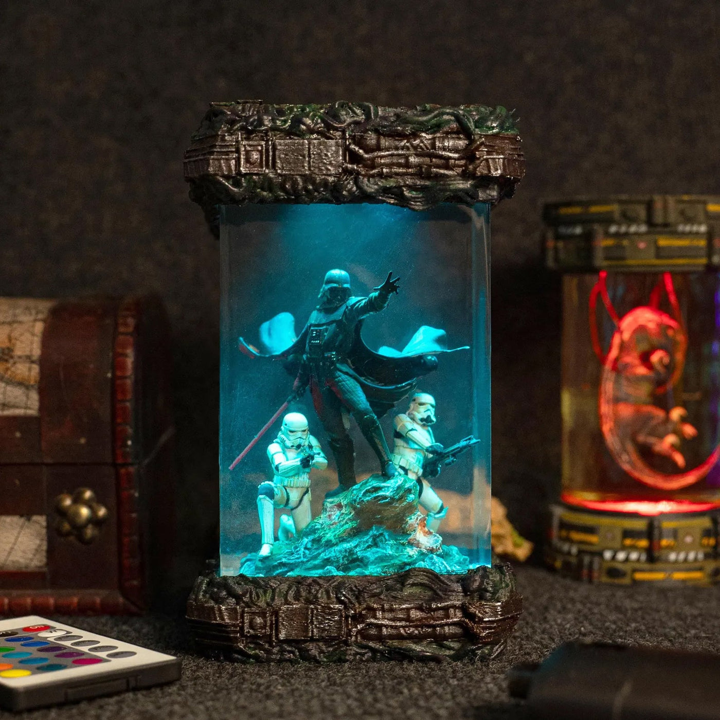 Darth Va.der Diorama Lamp Star war.s resin lamp