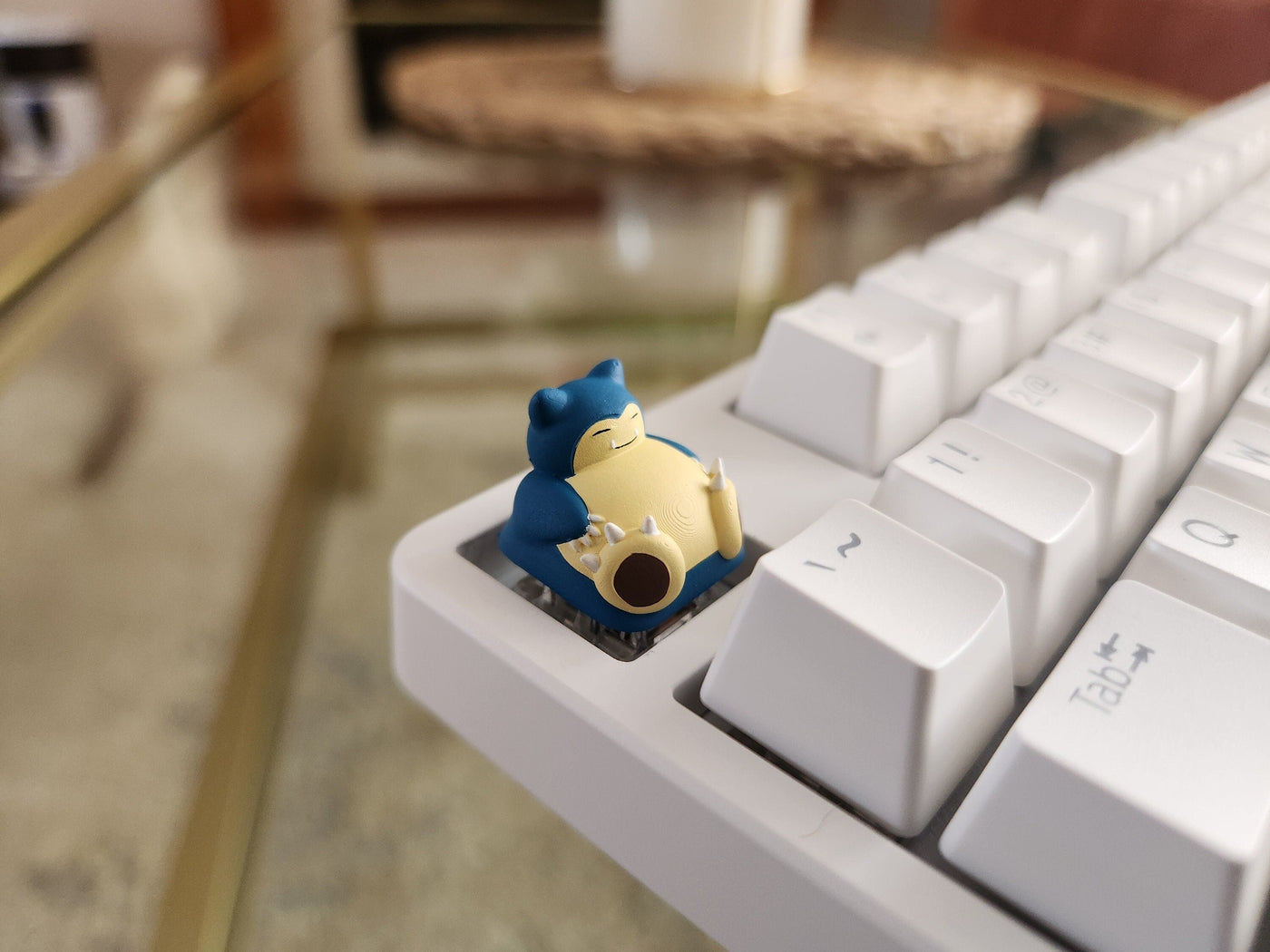 Anime Snorlax Keycap
