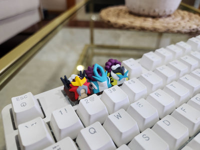 Pokemon Legendary Entei, Suicune, Raikou Keycaps