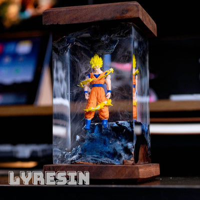 Songoku Supper Resin Lamp