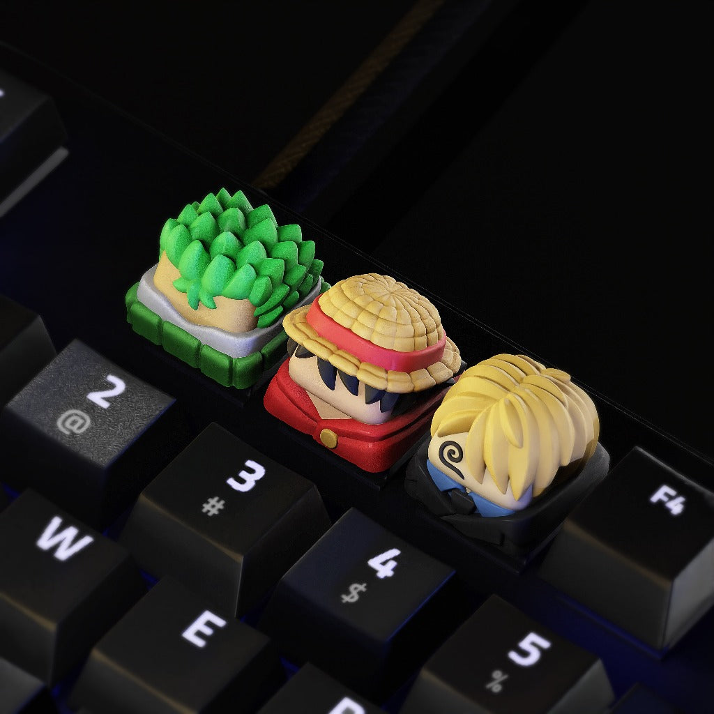 One Piece Resin Keycap Pirate King