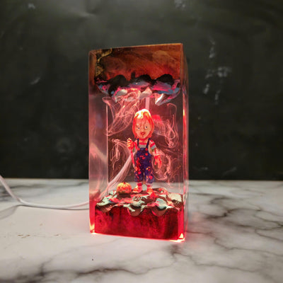 Chucky Halloween Resin Lamp