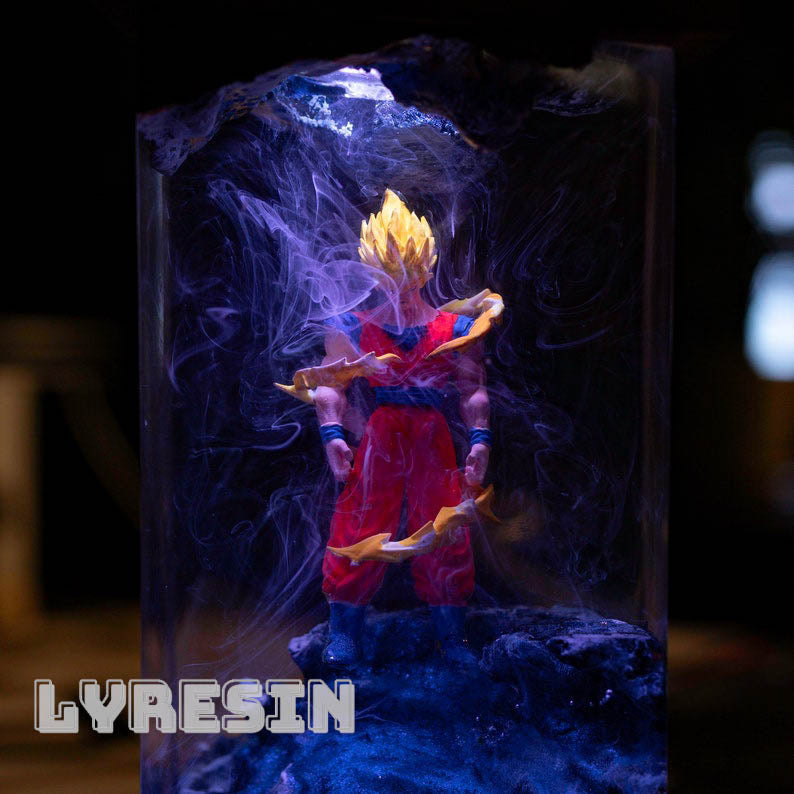 Songoku Supper Resin Lamp