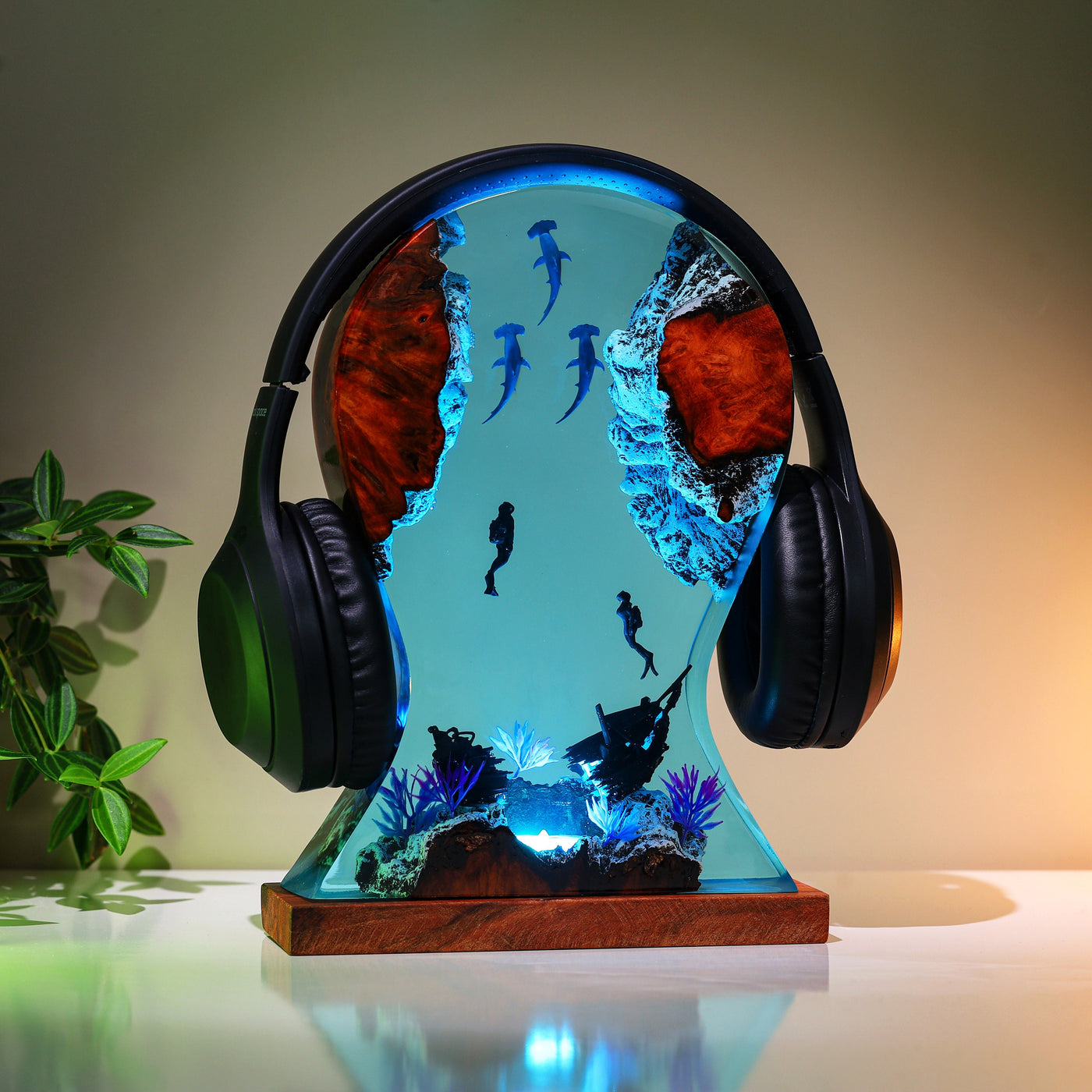 Custom headphone stand