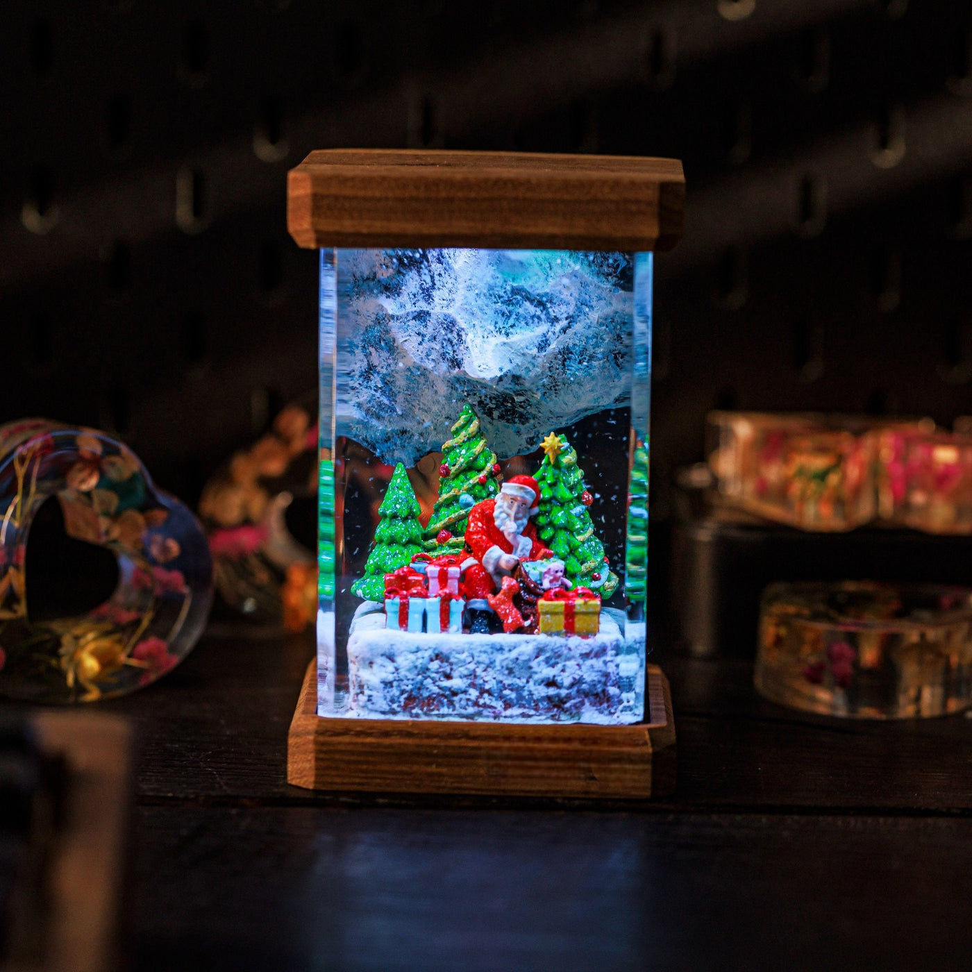 Christmas Resin Lamp 2