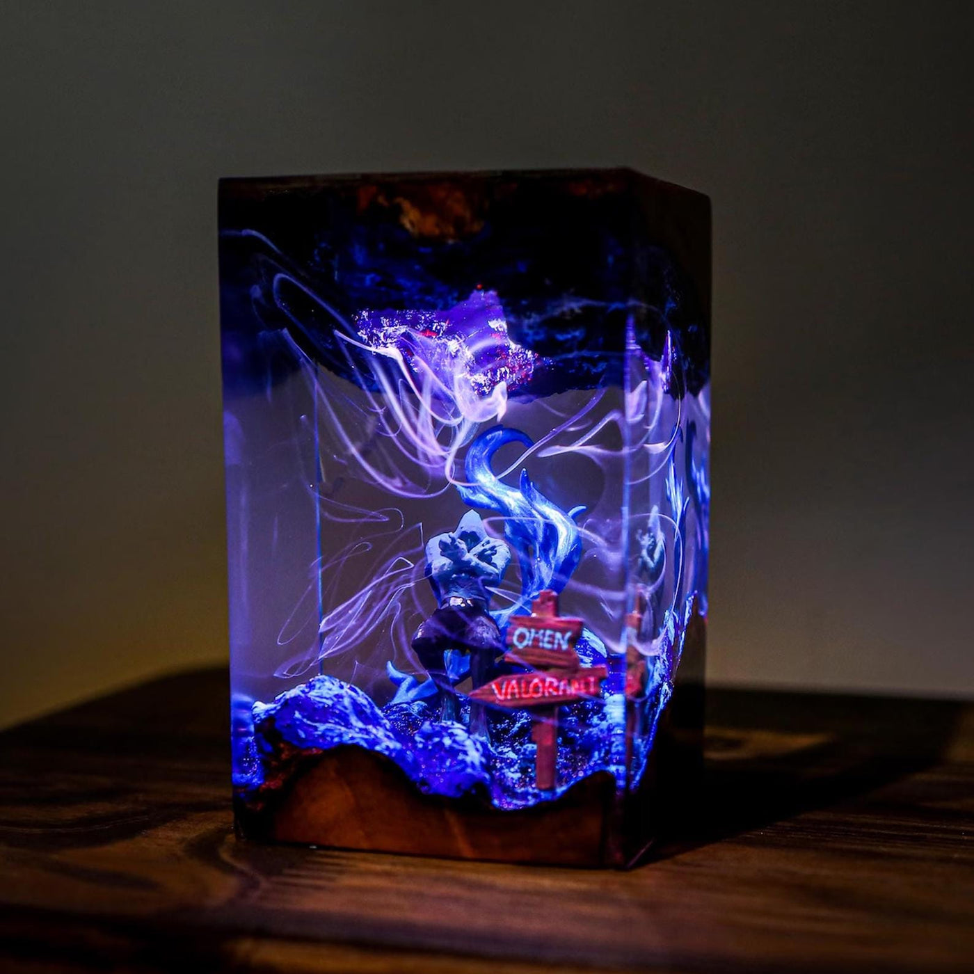 Valorant Omen custom resin lamp