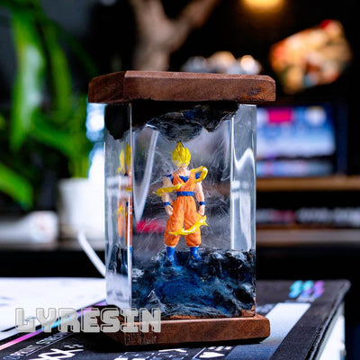 Songoku Supper Resin Lamp