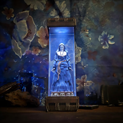 The Nun Resin Lamp