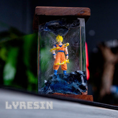 Songoku Supper Resin Lamp