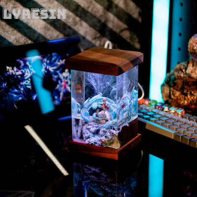 Akaza Resin Lamp