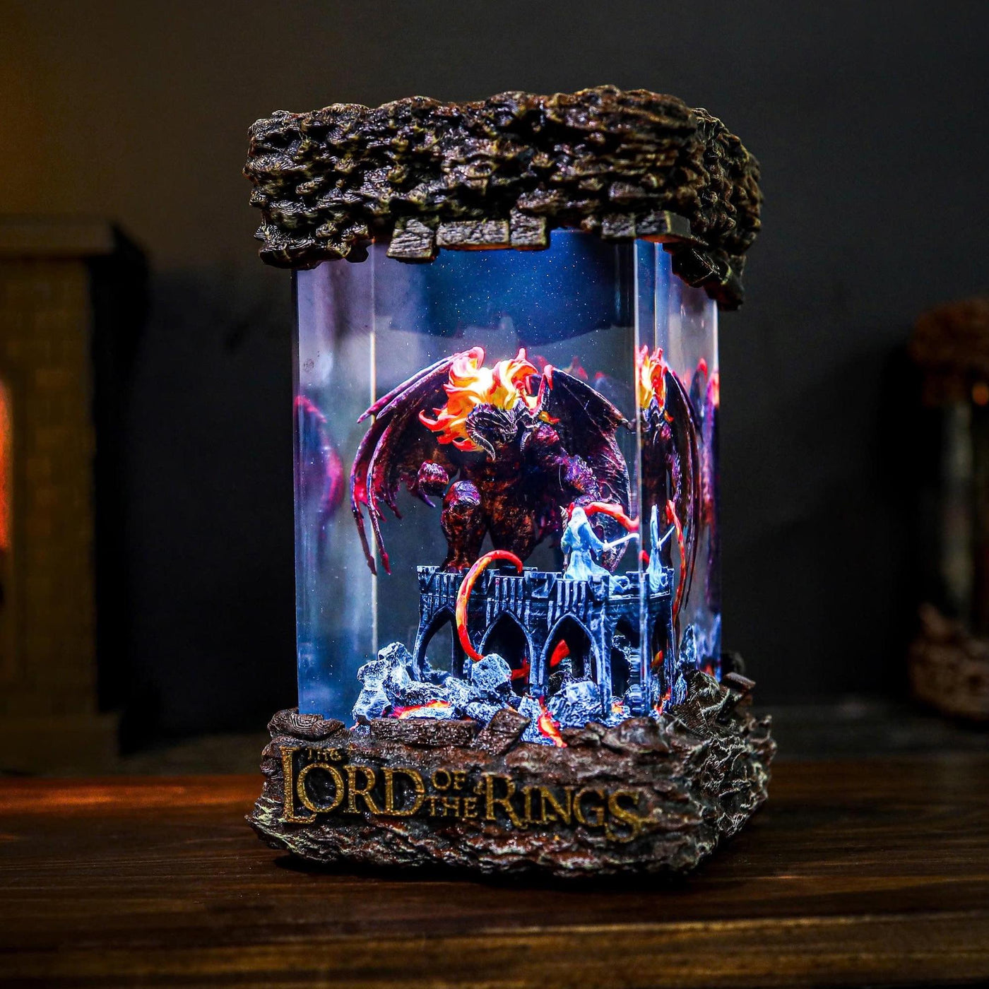 Diorama Gald.aft & Bal.rog Power Ring Lamp