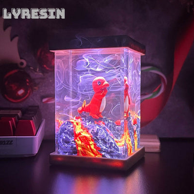 Charmander Resin Lamp