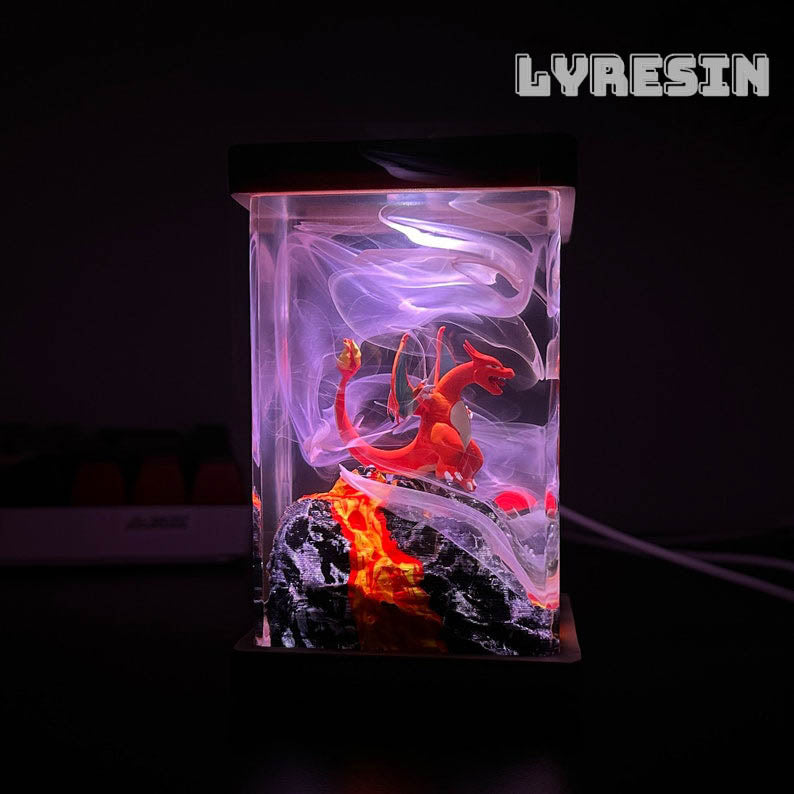 Charizard Resin Lamp