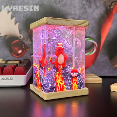 Charmander Resin Lamp