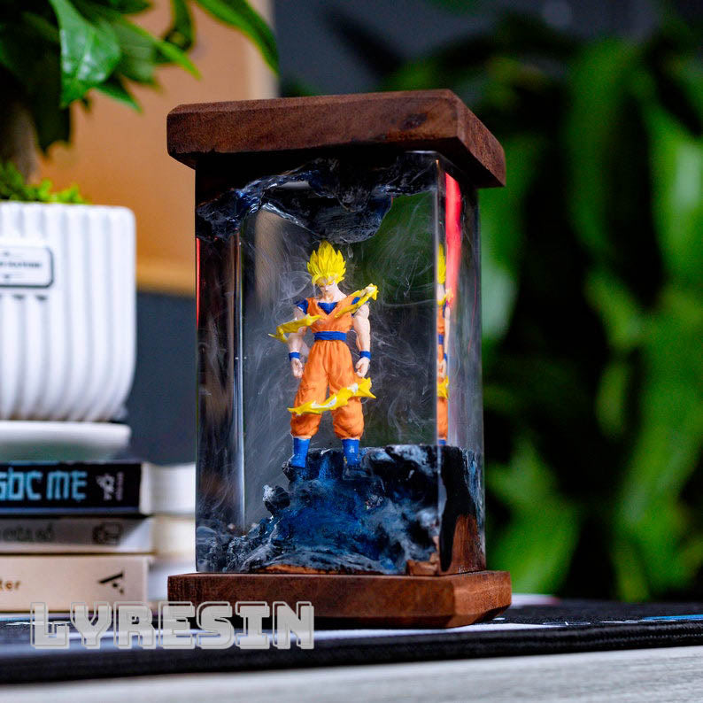 Songoku Supper Resin Lamp