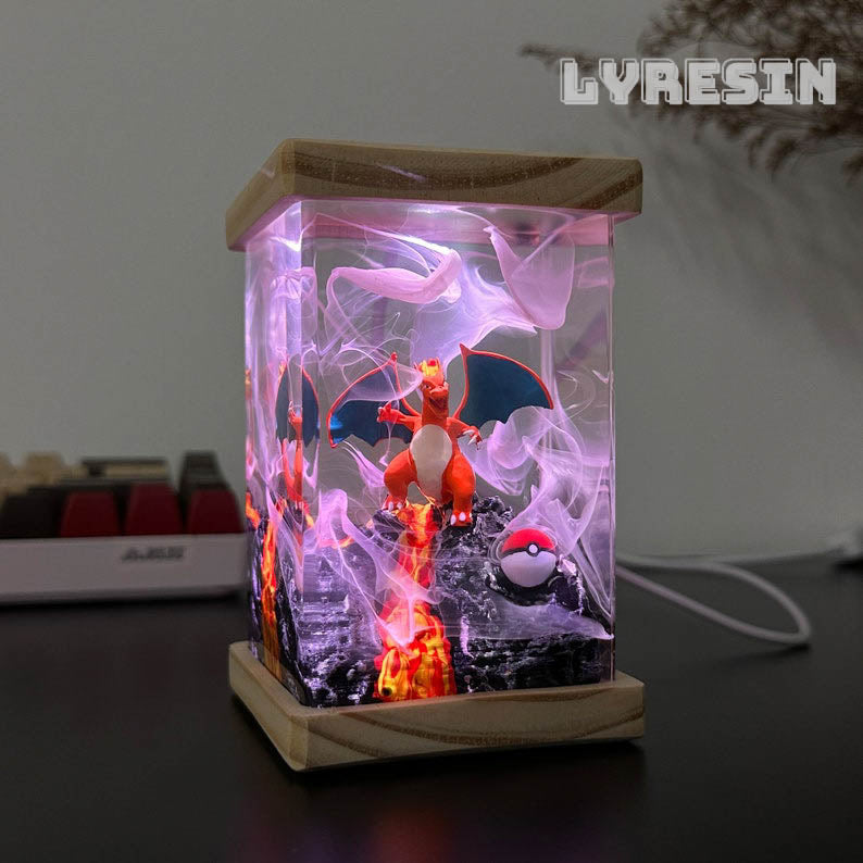 Charizard Resin Lamp