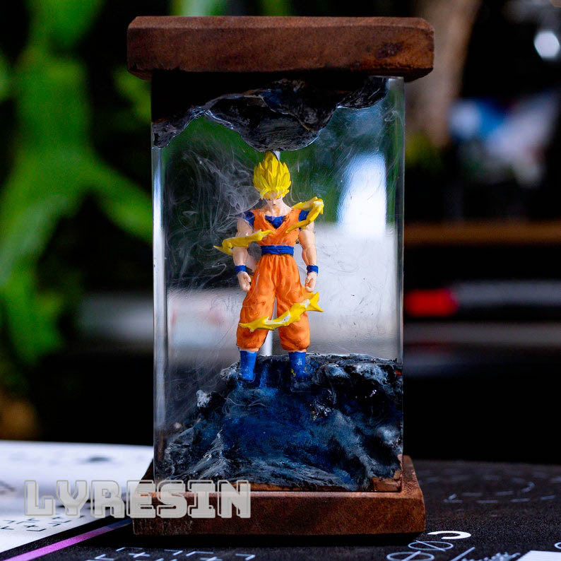 Songoku Supper Resin Lamp