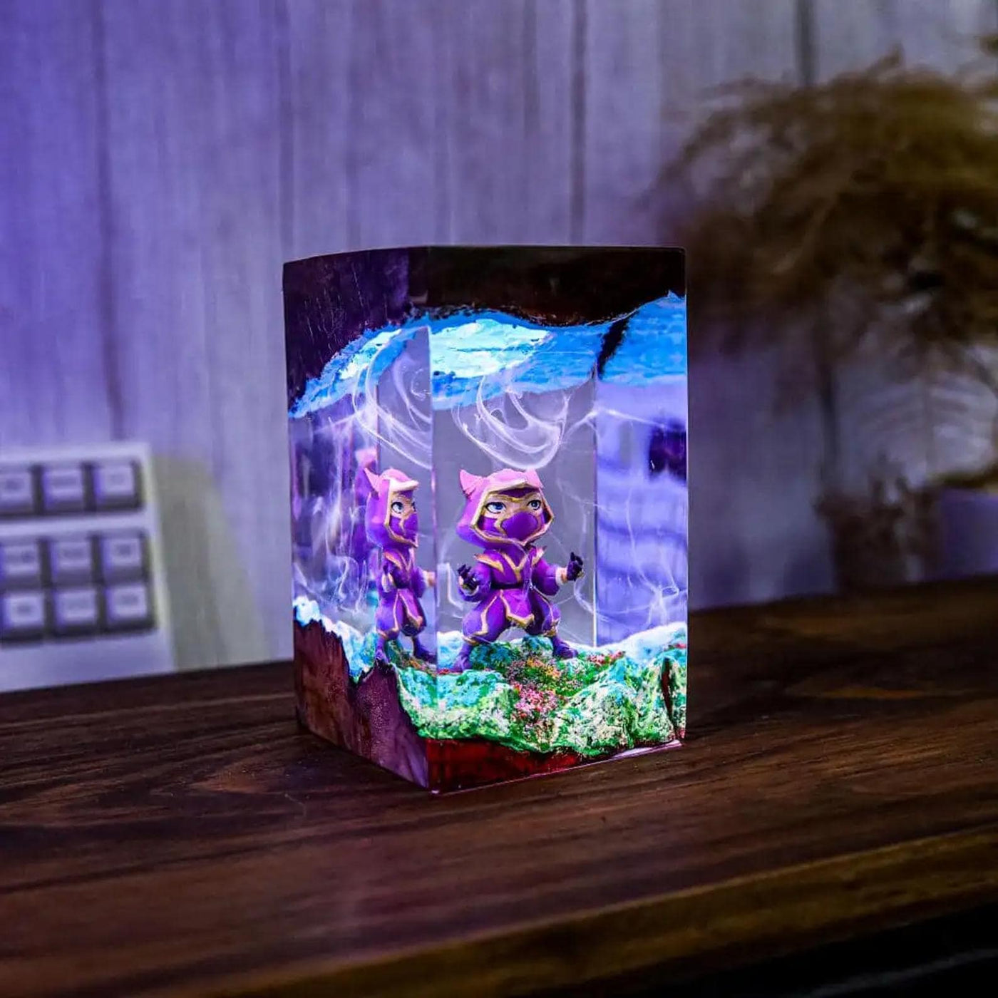 Ken.nen Handmade resin lamp