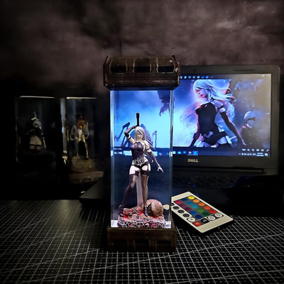 Character 2.A in game N.i.e.r resin lamp