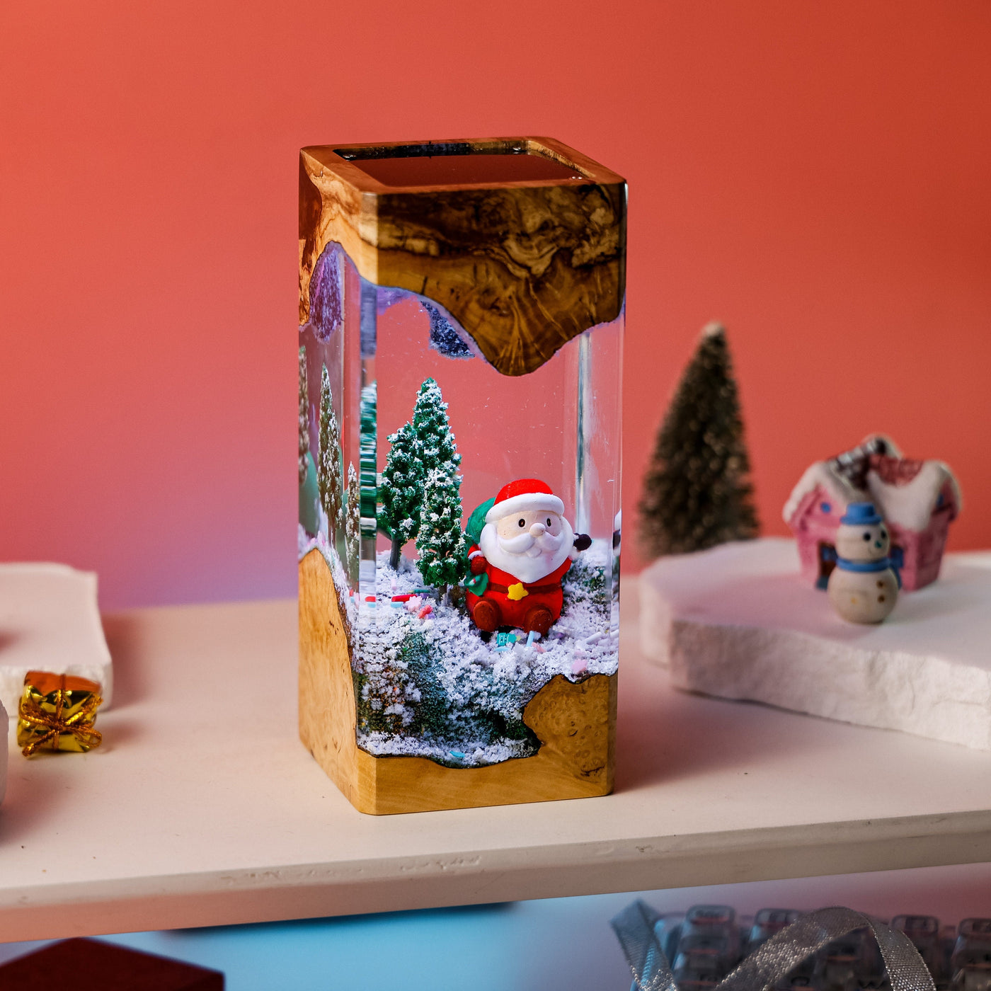 Christmas Resin Lamp