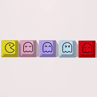 5pcs PacMan Keycaps