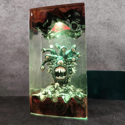 Beholder's Eye Resin Lamp