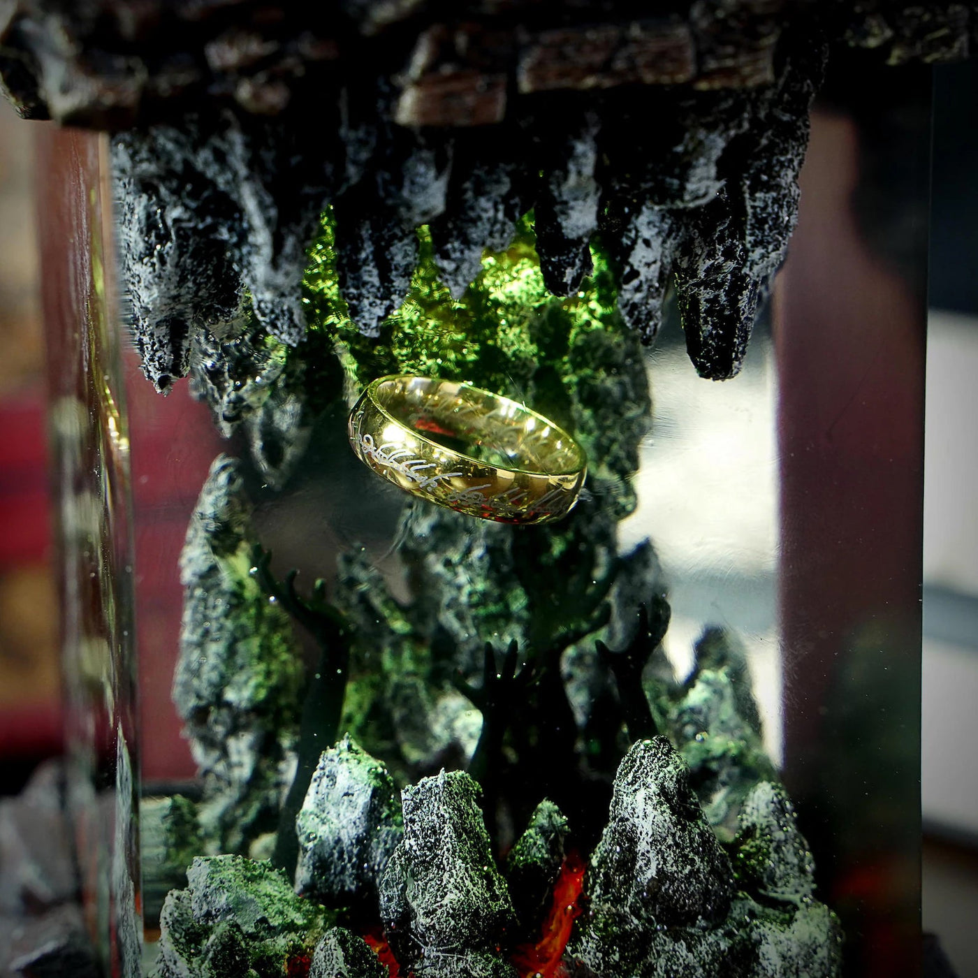 LOTR Ring Of Power Resin Lamp