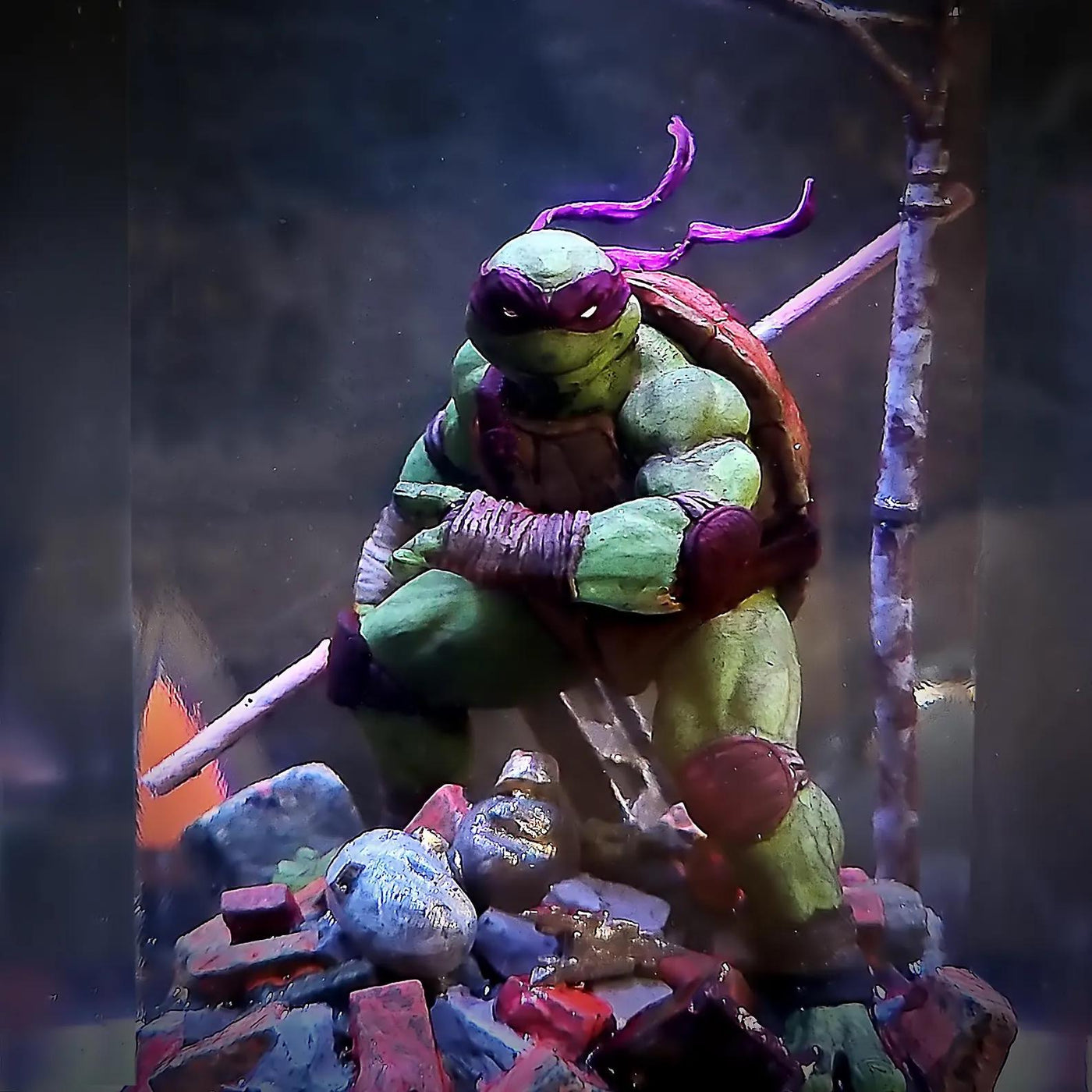 Mutant Ninja Tu.rtles Donatello Epoxy Resin lamp