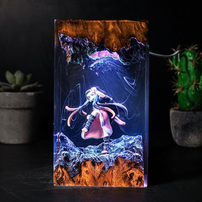 Nezuko Resin Night Light