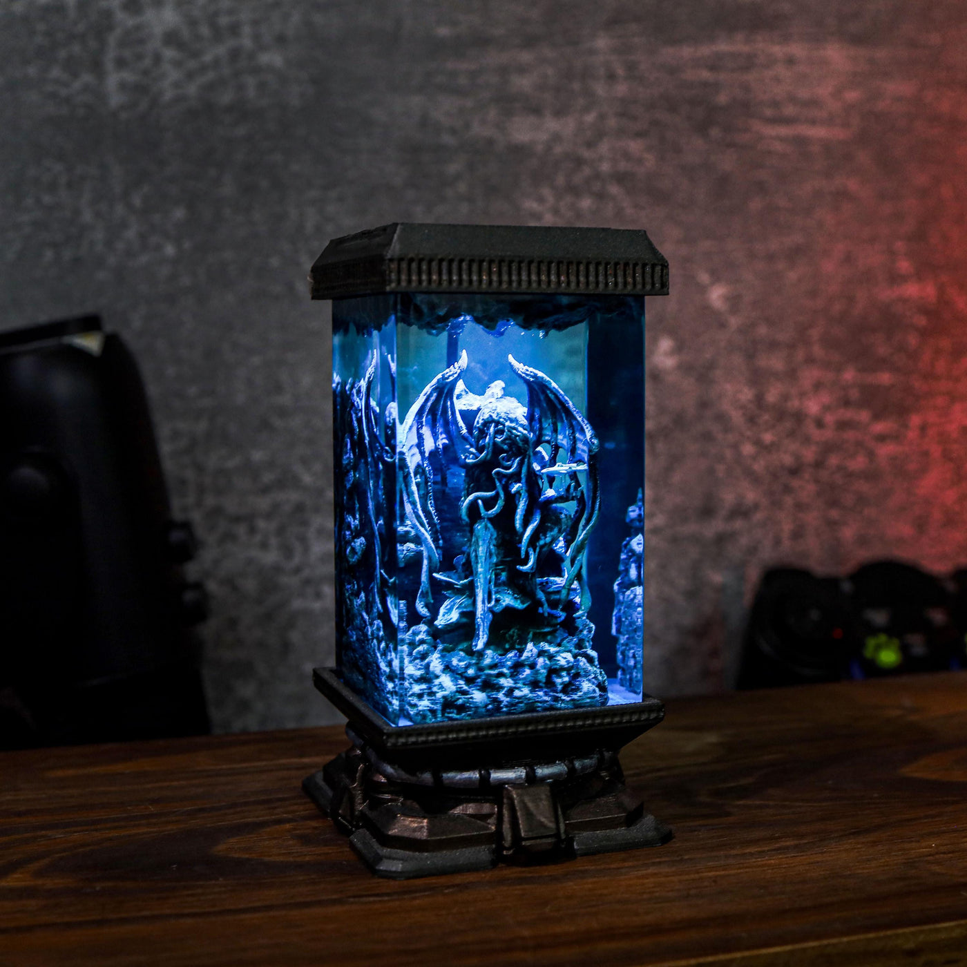 Cthulhu Resin Lamp