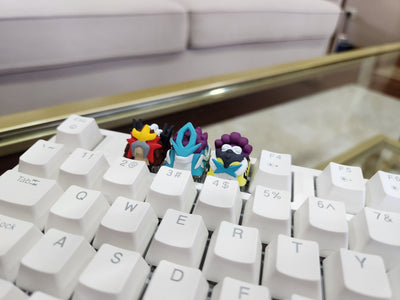 Pokemon Legendary Entei, Suicune, Raikou Keycaps