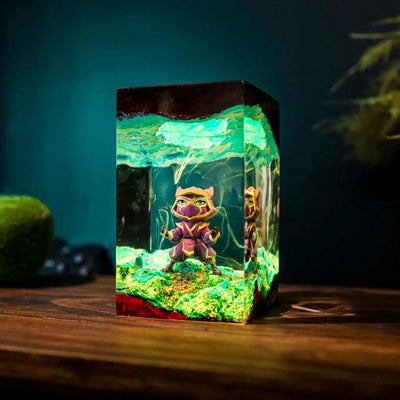 Ken.nen Handmade resin lamp