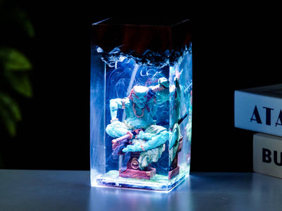 Premium Demon Throne Resin Lamp