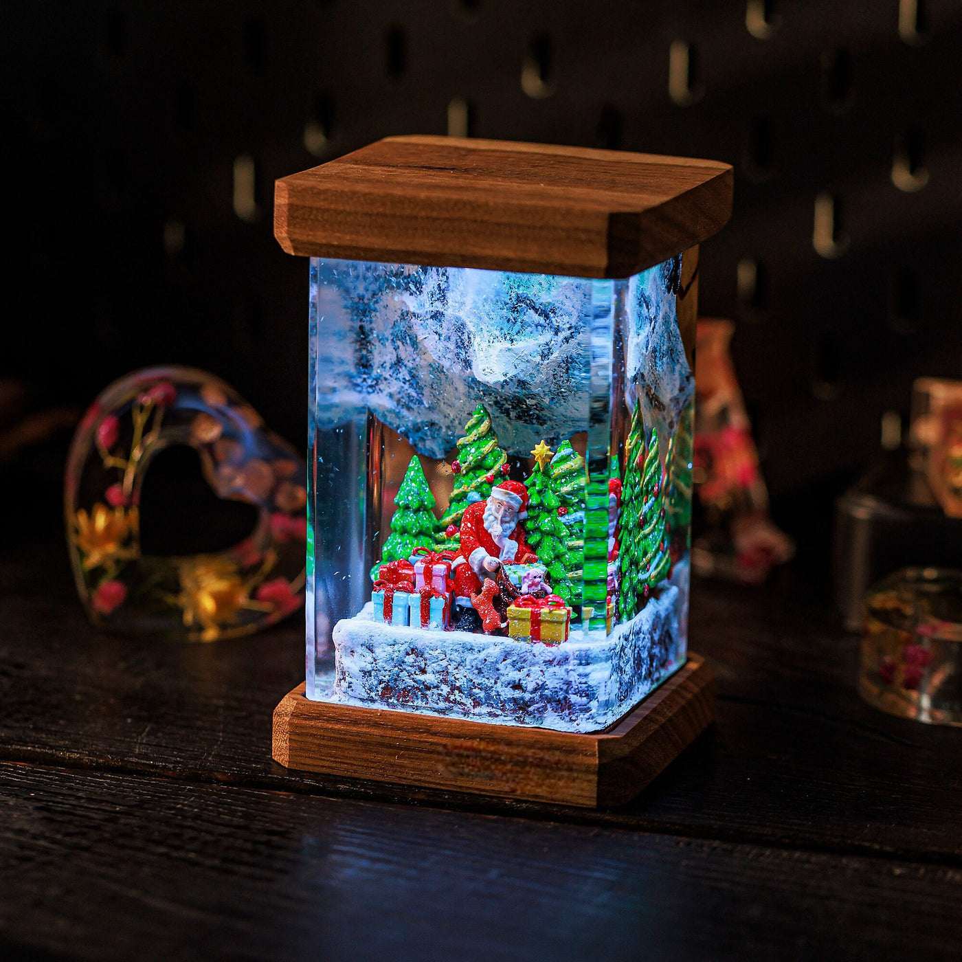 Christmas Resin Lamp 2