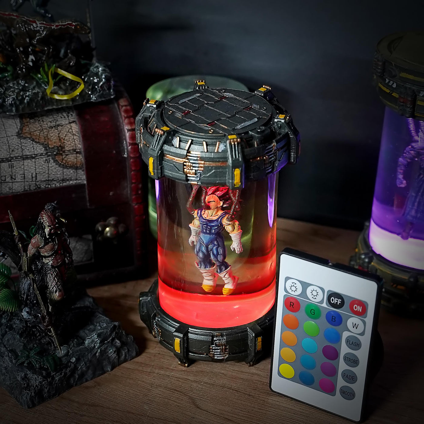 Anime character resin lamp