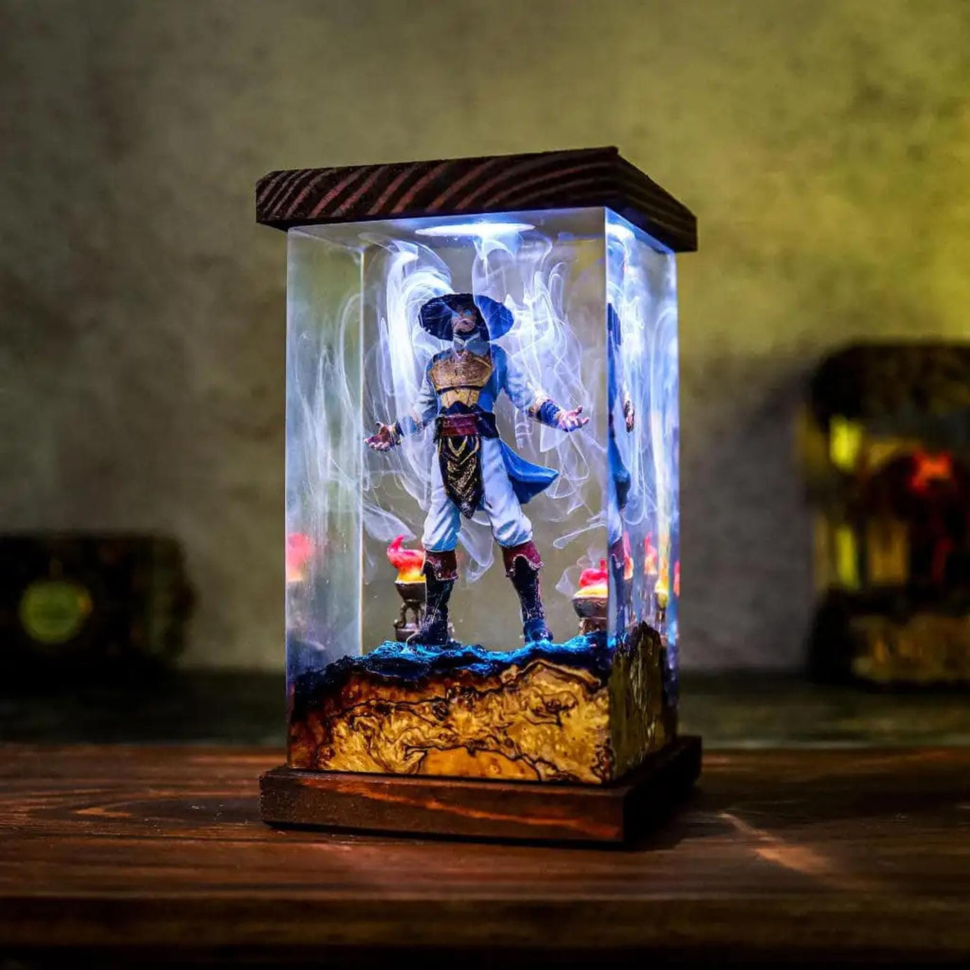 R.aiden Mort.al Kom.bat Resin Lamp