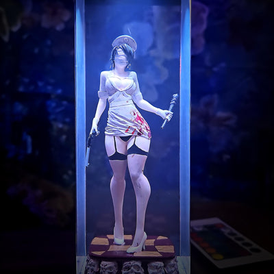 Killer Nurse Resin Lamp