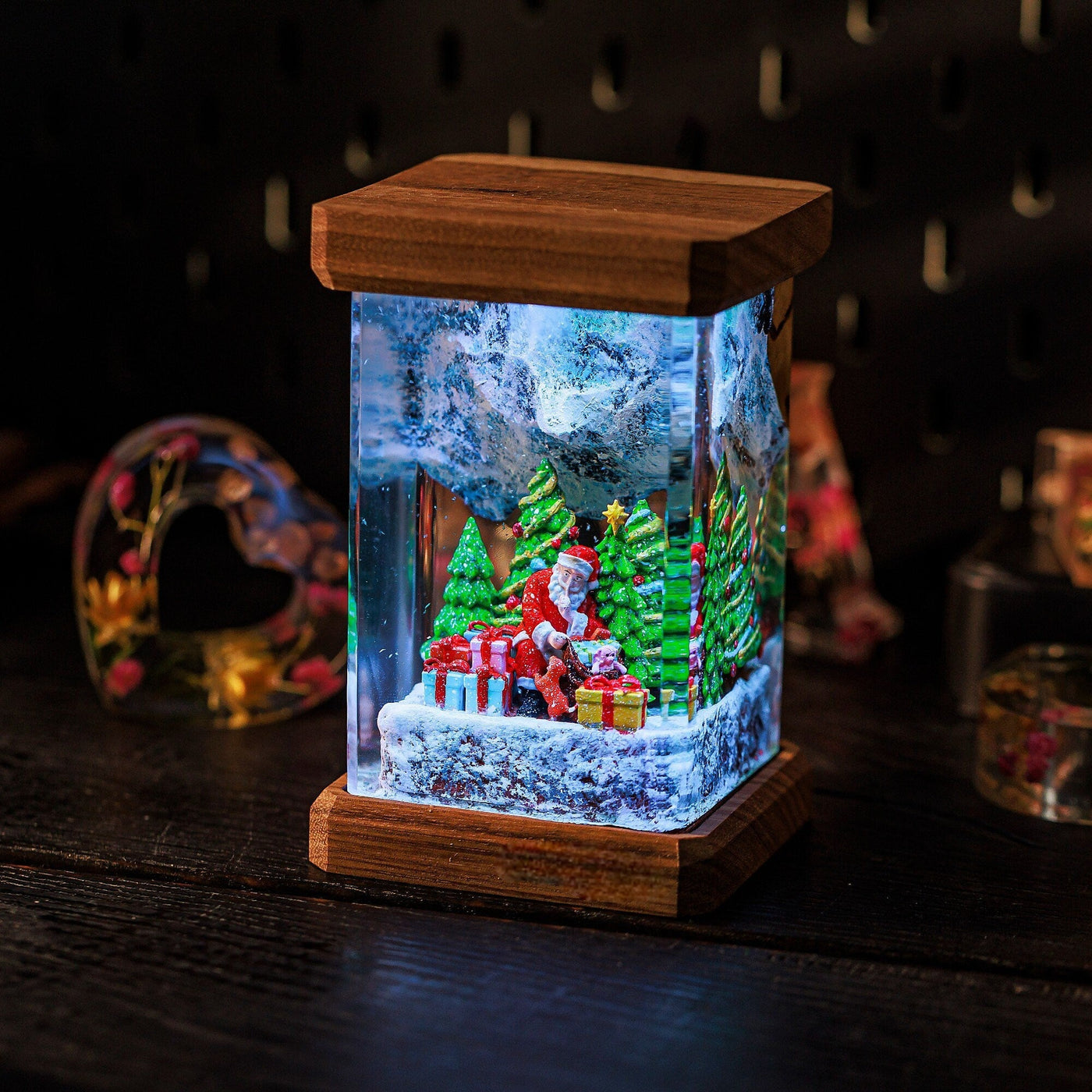 Christmas Resin Lamp 2