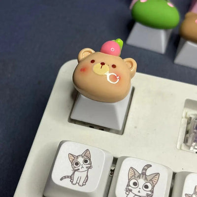 Little Bear Cartoon Anime Keycaps