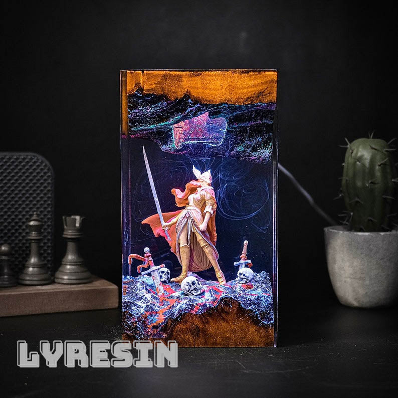 Malenia Elden Rings Resin Lamp NEW