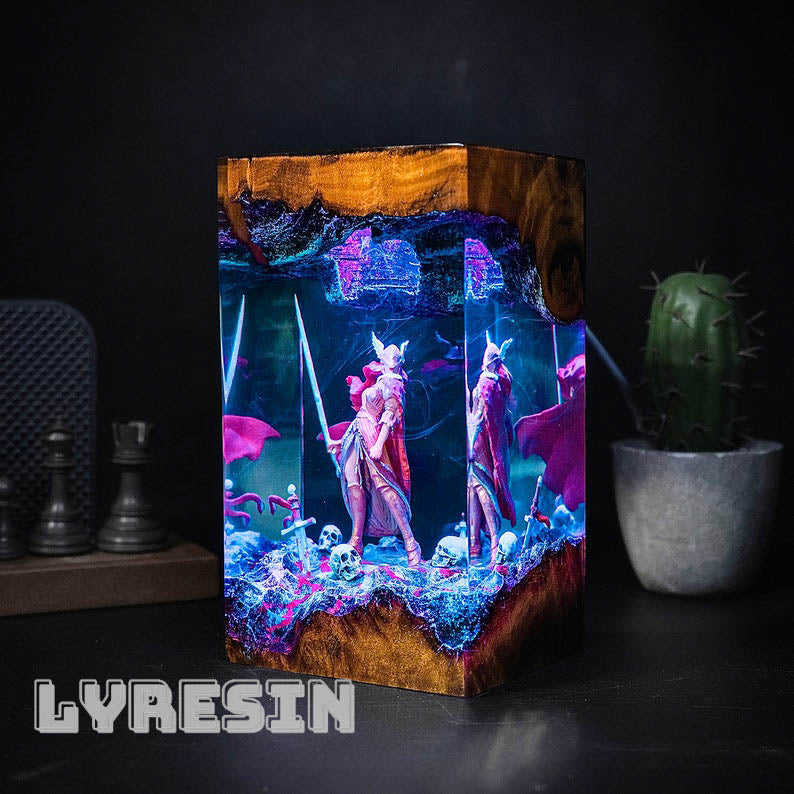 Malenia Elden Rings Resin Lamp NEW