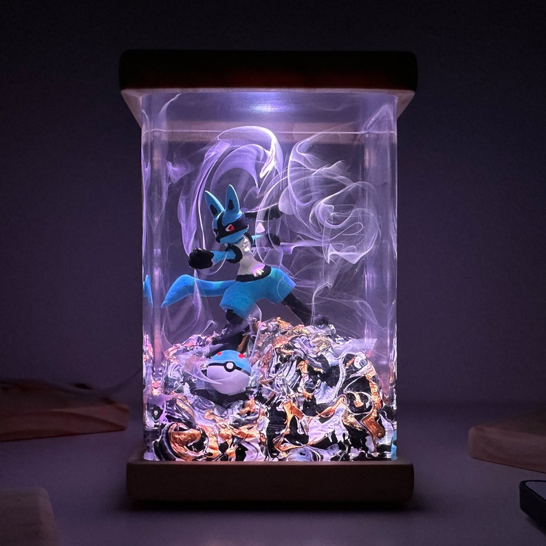 Lucario Epoxy Lamp