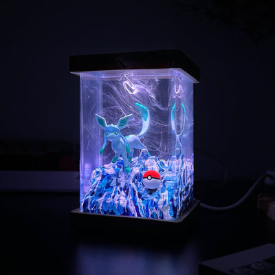 Glaceon Epoxy Lamp