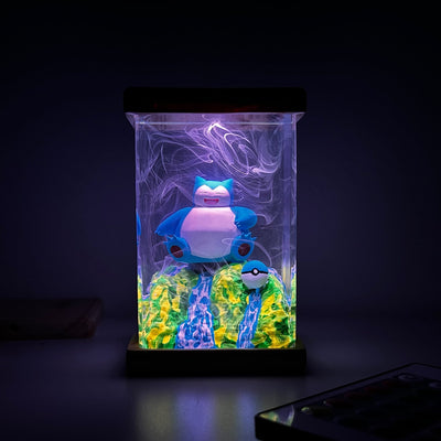 Glaceon Epoxy Lamp