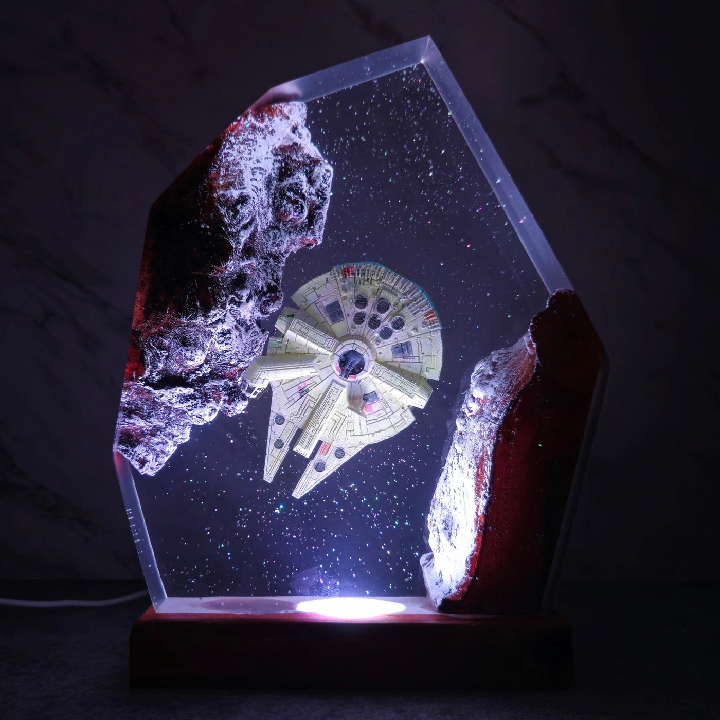 Space Galaxy Resin Lamp 2