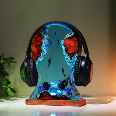 Custom headphone stand