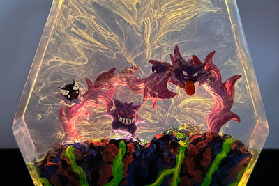 Gengar Epoxy Resin Lamp 3