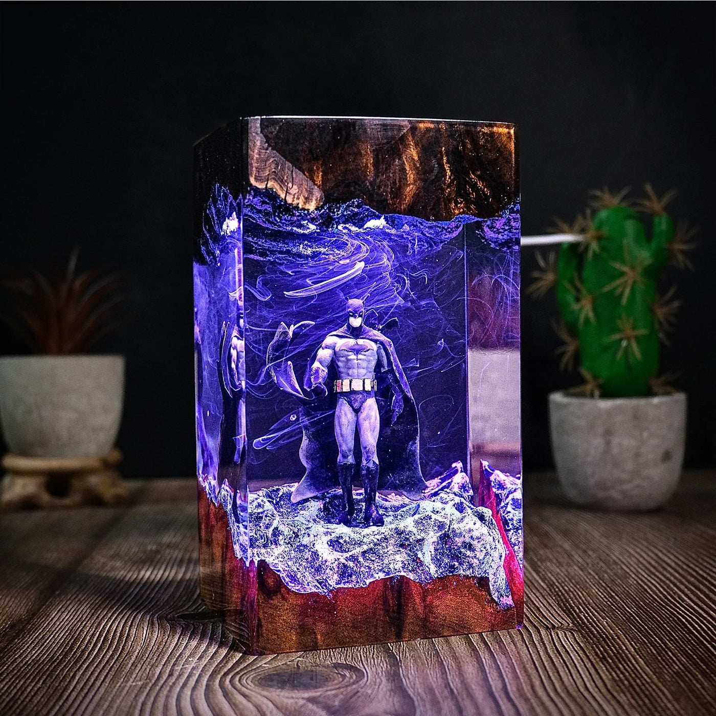 Batman Dark knight Bruce Wayne Resin Lamp