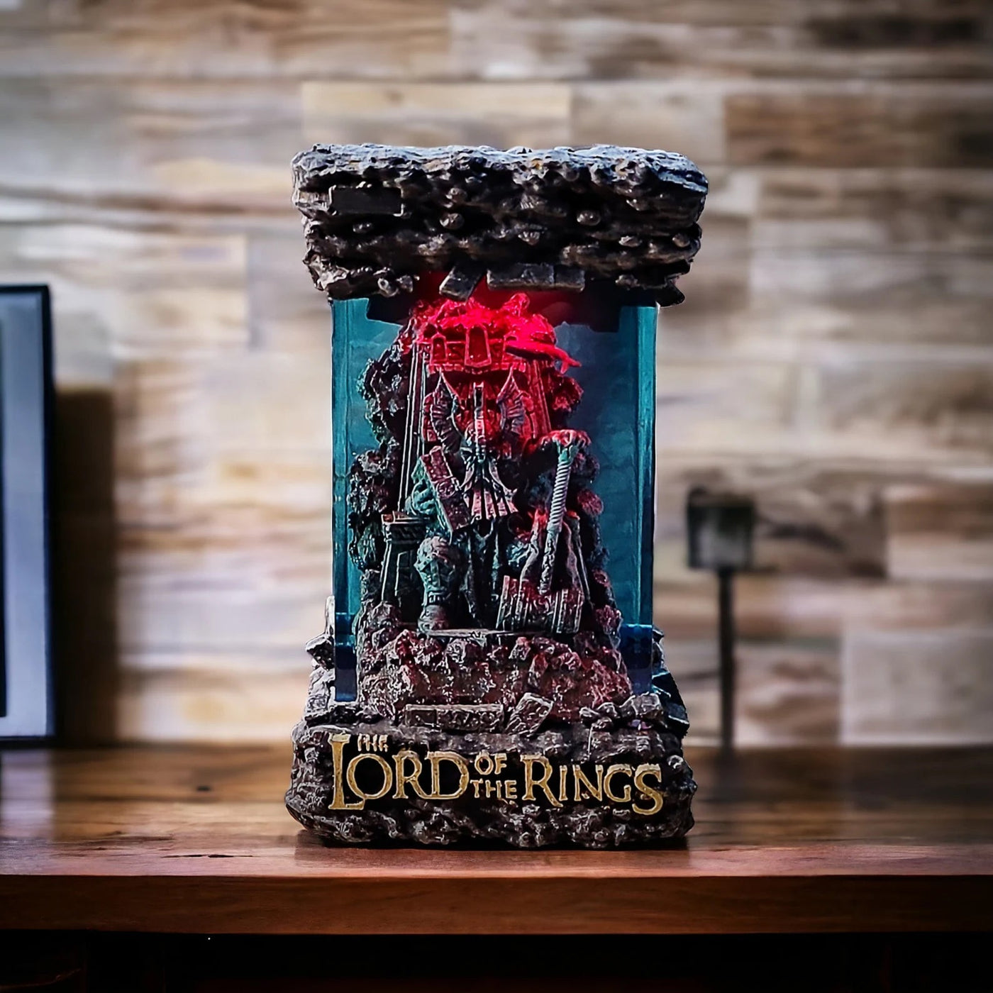 LOTR Dw.arf King on Throne Resin Lamp